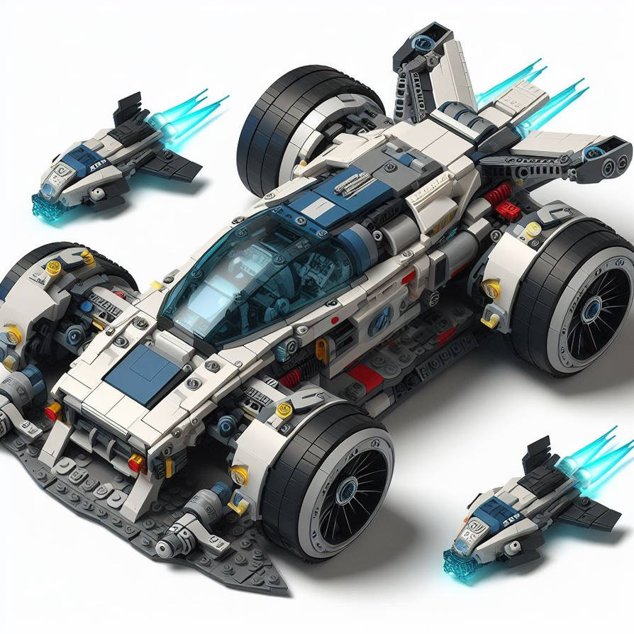 Space Racing Vehicle Lego Futuristic 2090s Space Racing car 2 by Jesse220 on DeviantArt