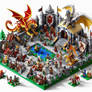 Lego Knights vs Dragons Set 2