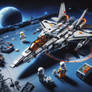 Lego Space Agents Space Fighter Set 4