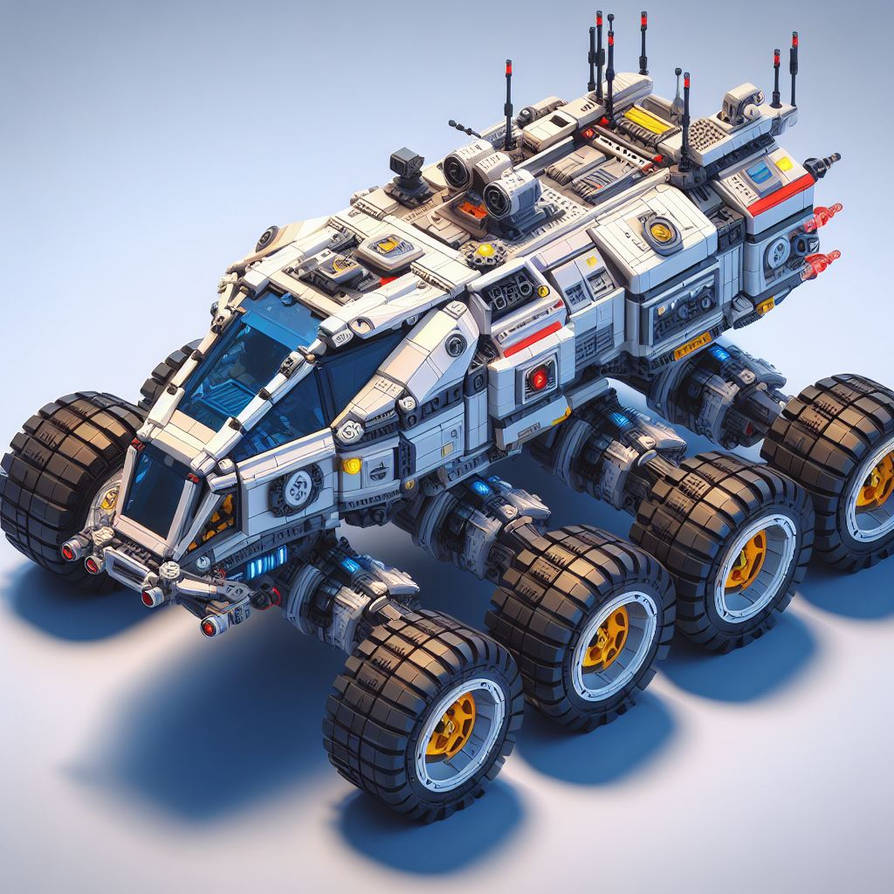 Lego Futuristic 2100s Space Rover 2 by Jesse220 on DeviantArt