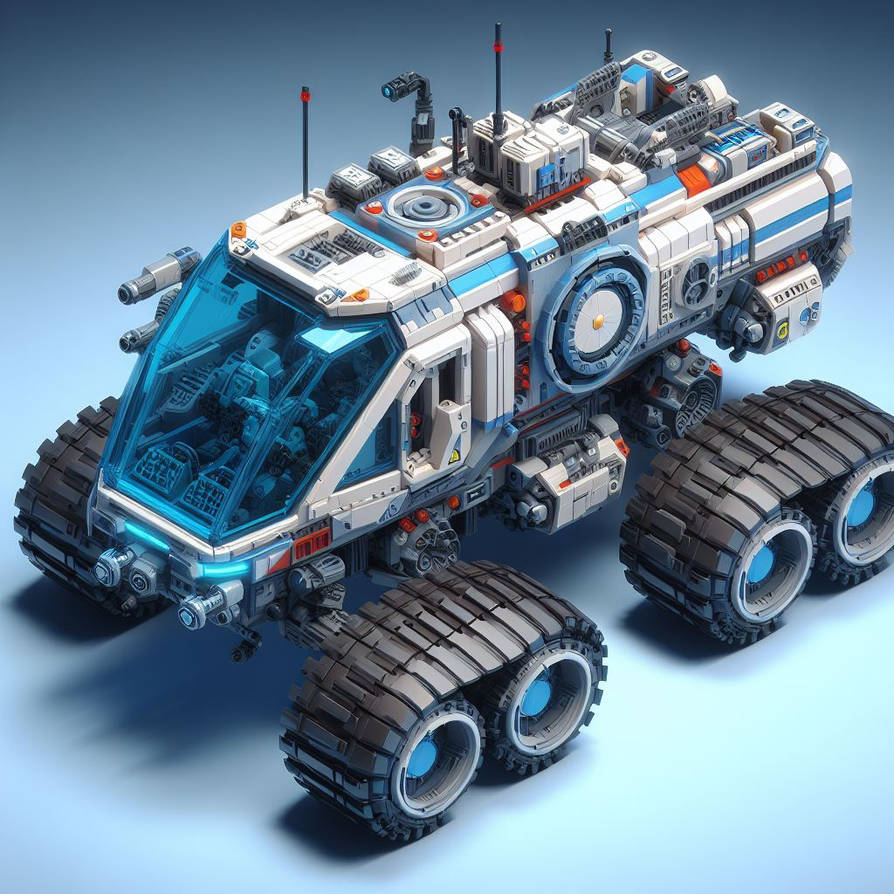 Lego Futuristic 2100s Space Rover 4 by Jesse220 on DeviantArt