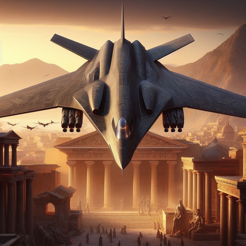 Ancient Greek Stealth Bomber Jet 2 by Jesse220 on DeviantArt