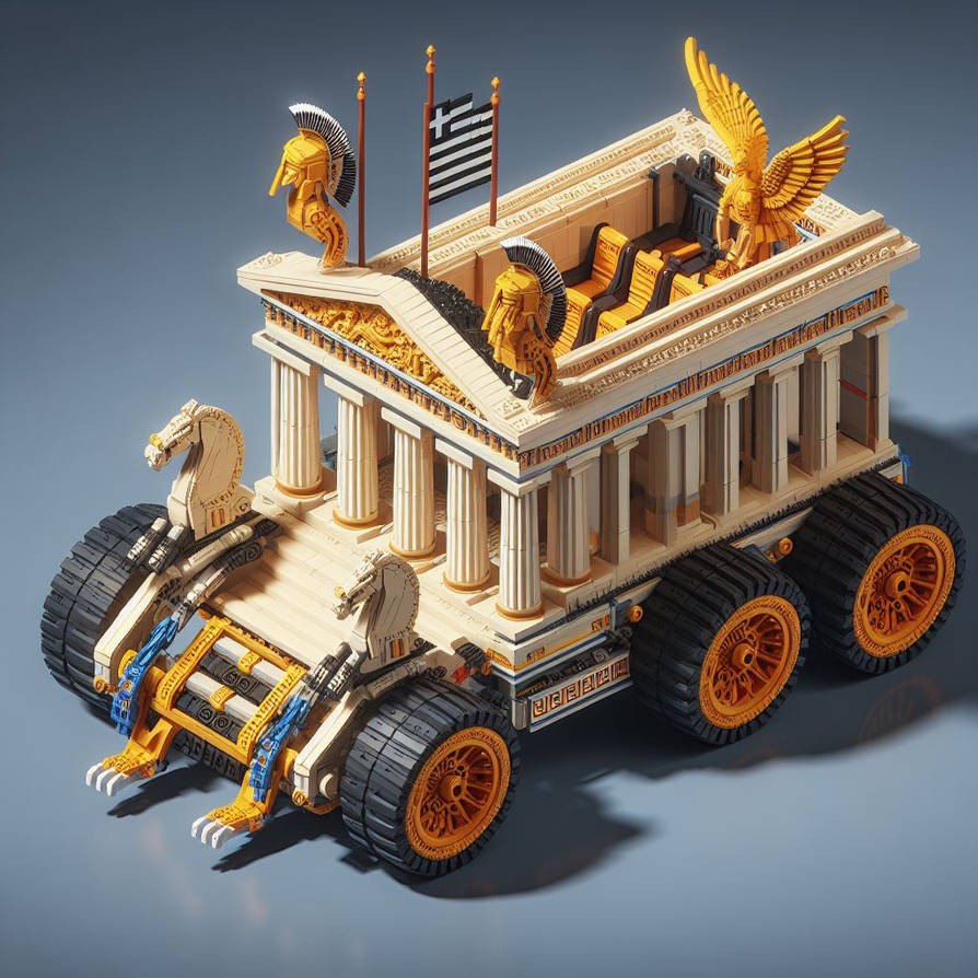 Greek Build Vehicles Lego Ancient Greek car by Jesse220 on DeviantArt