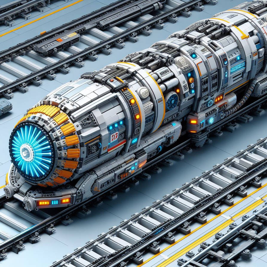 Fusion Train Engine Lego Futuristic 2090s Fusion Turbine locomotive 4 by Jesse220 on DeviantArt
