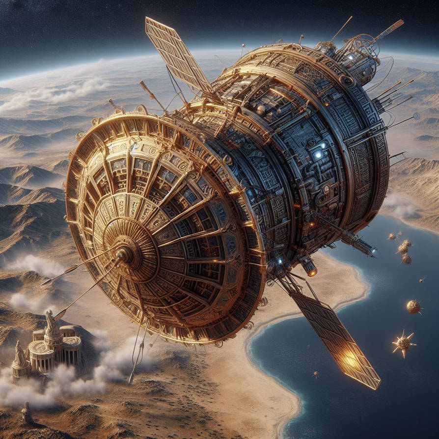 Ancient Greek space satellite 6 by Jesse220 on DeviantArt
