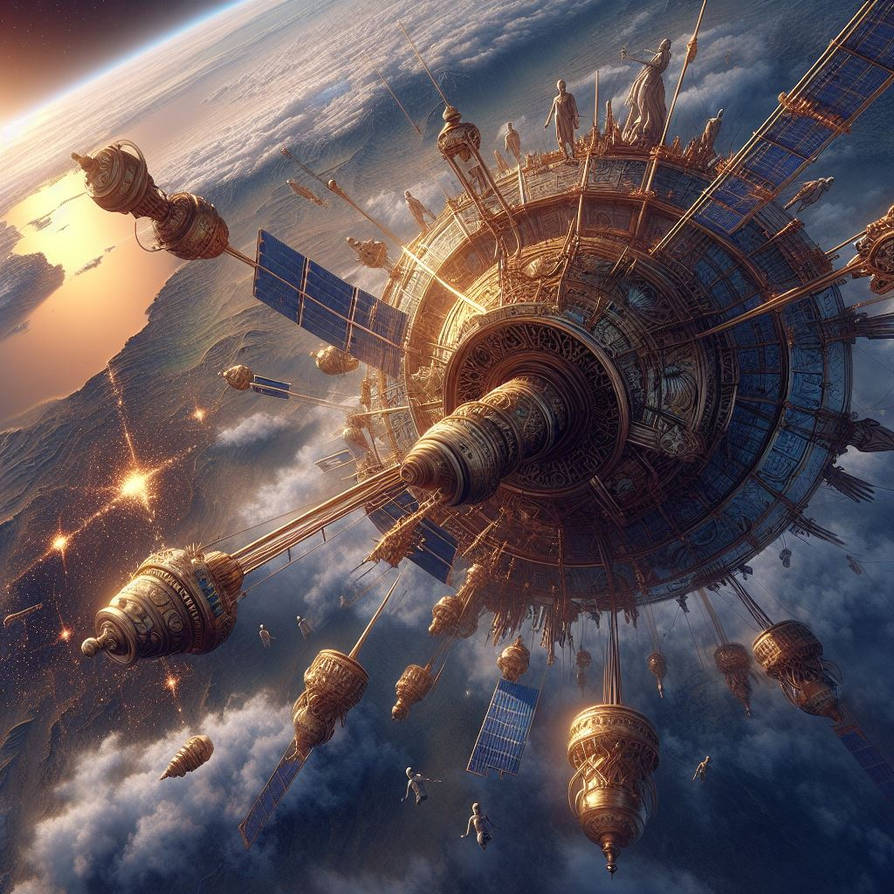 Ancient Greek space satellite 7 by Jesse220 on DeviantArt