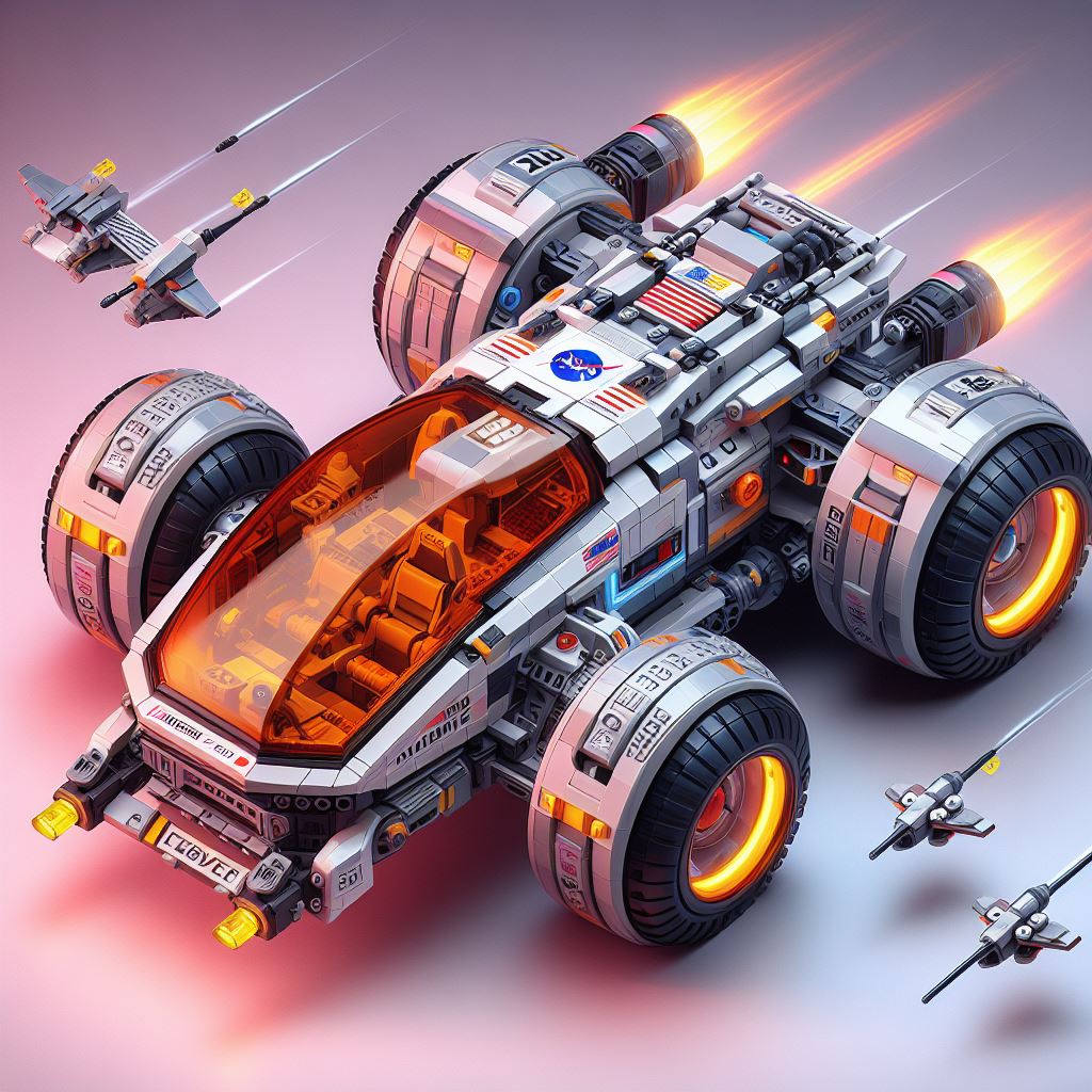 Nasa Lego Car Lego Nasa Futuristic 2100s Space Hovercar 3 by Jesse220 on DeviantArt