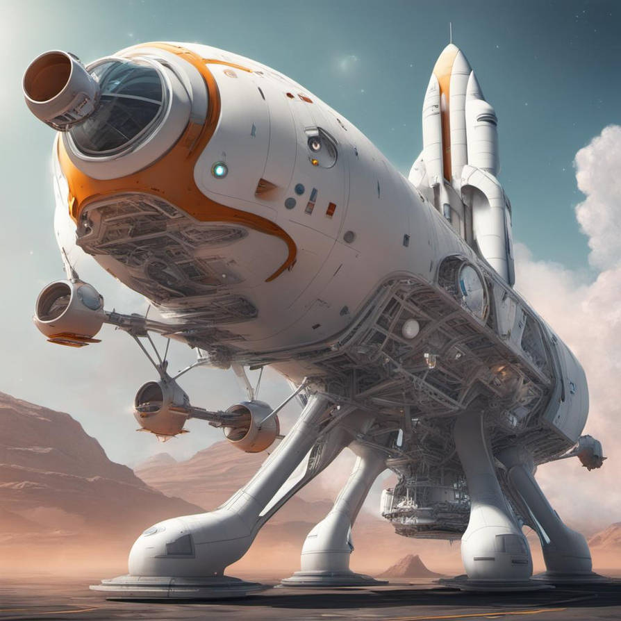 Futuristic 2100s Nasa Space Rocket Ship 3 by Jesse220 on DeviantArt