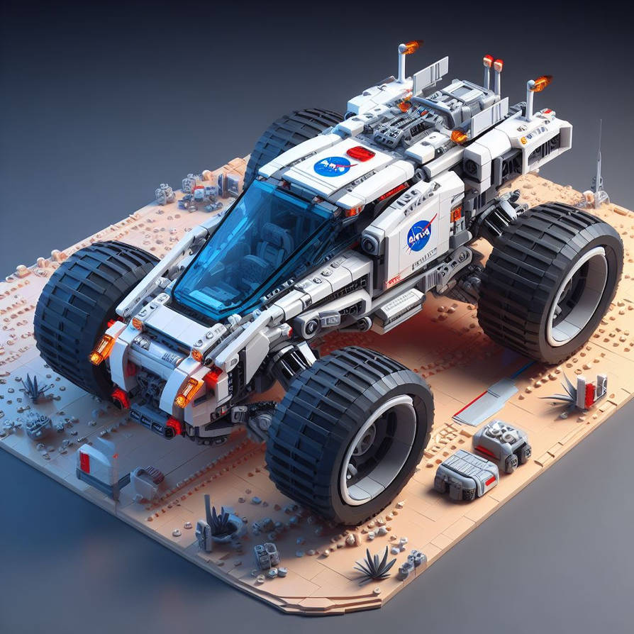 Nasa Lego Car Lego Nasa Futuristic 2100s Space Buggy by Jesse220 on DeviantArt