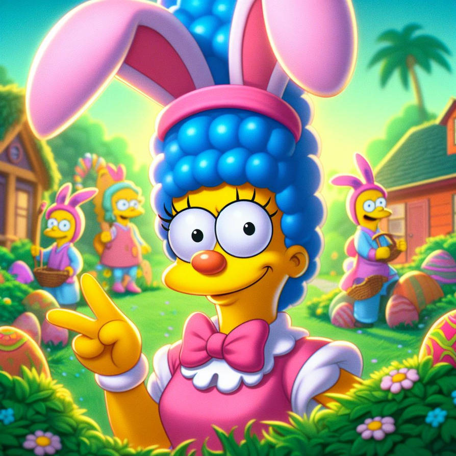 Is Marge A Bunny _ The Original Reason Marge Simpson Had Such Big Hair ...