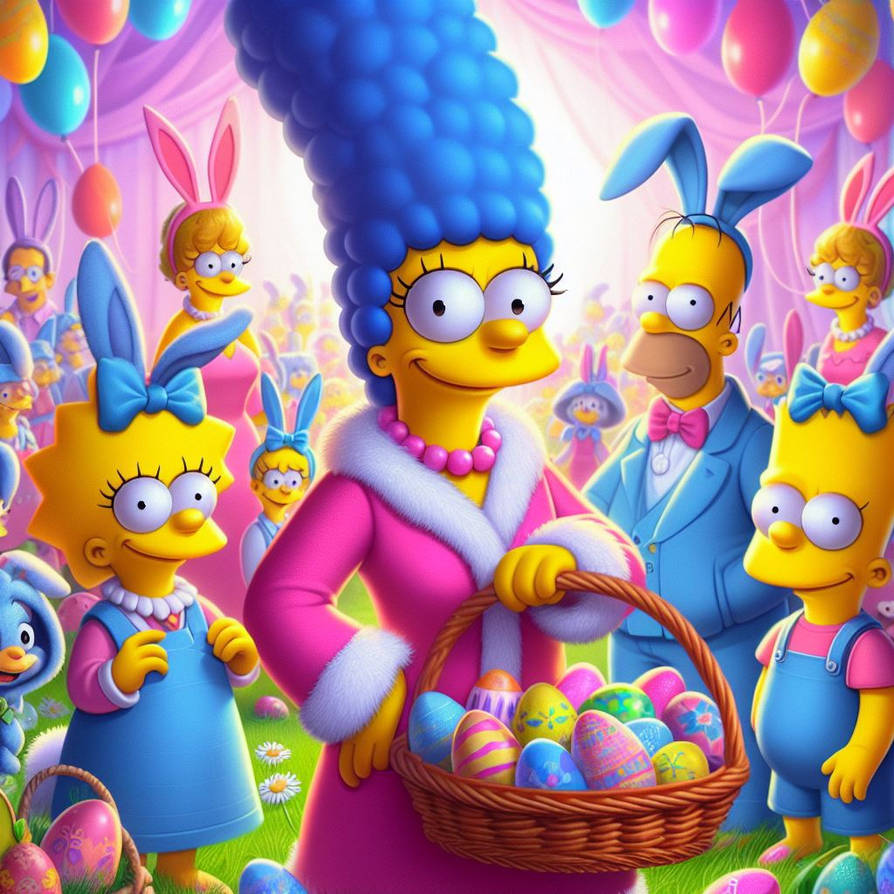 Marge Simpson as the Easter Bunny 4 by Jesse220 on DeviantArt