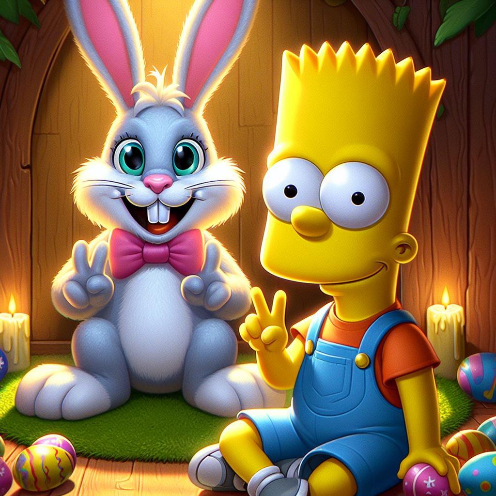 Bart Simpson as the Easter Bunny 2 by Jesse220 on DeviantArt