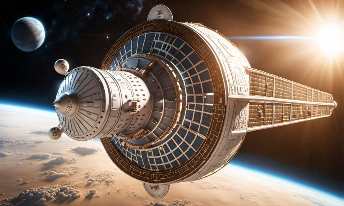 Ancient Greek Space Satellite Ship by Jesse220 on DeviantArt