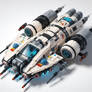 Lego Unitron Space Gunship 4