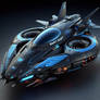 Swat Kats futuristic Saucer Jet