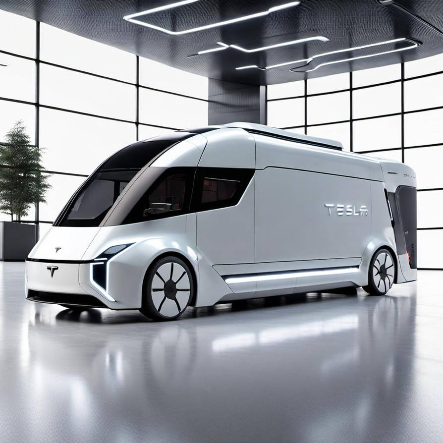 Cibervan Futuristic Tesla Cybervan 2 by Jesse220 on DeviantArt