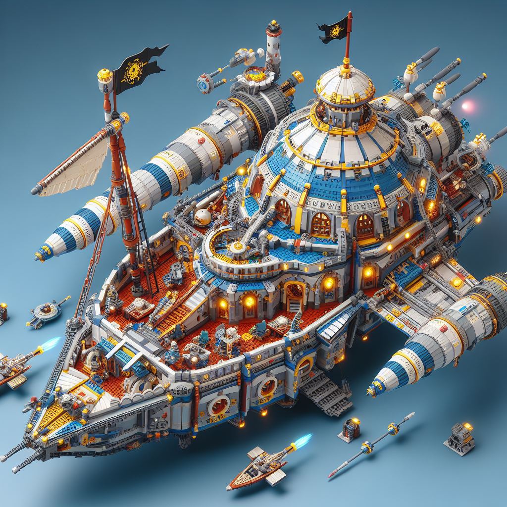 Lego Space Pirate Spaceship by Jesse220 on DeviantArt
