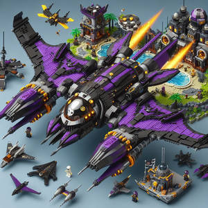 Lego Space Pirates Manta Bomber