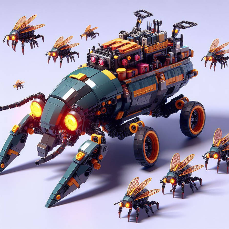 Isectoids Lego Insectoids Beetle mobile transport by Jesse220 on DeviantArt