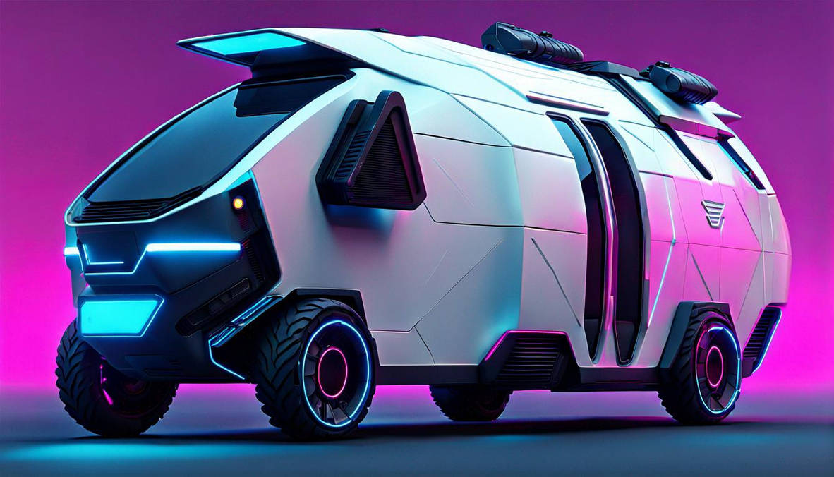 Cibervan Futuristic 2100s Cyberpunk Cybervan 4 by Jesse220 on DeviantArt