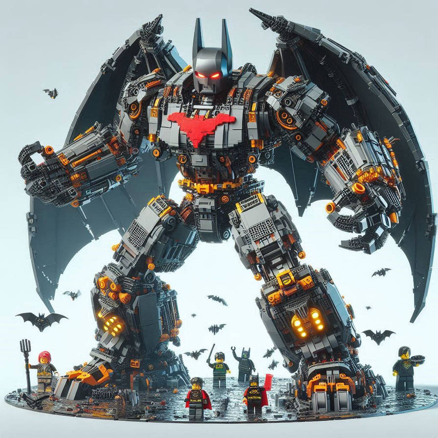Batman Batbot Lego DreamZzz Batman Giant Bat Bot 3 by Jesse220 on DeviantArt