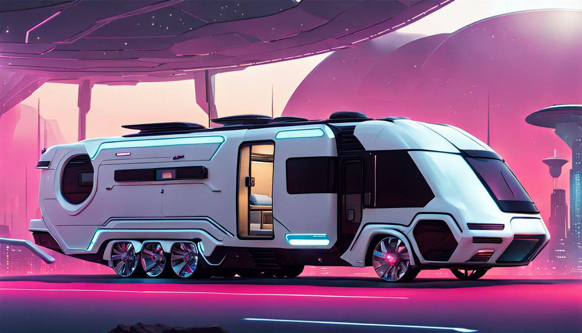 Futuristic 2100s Cyberpunk Class-A motorhome 4 by Jesse220 on DeviantArt