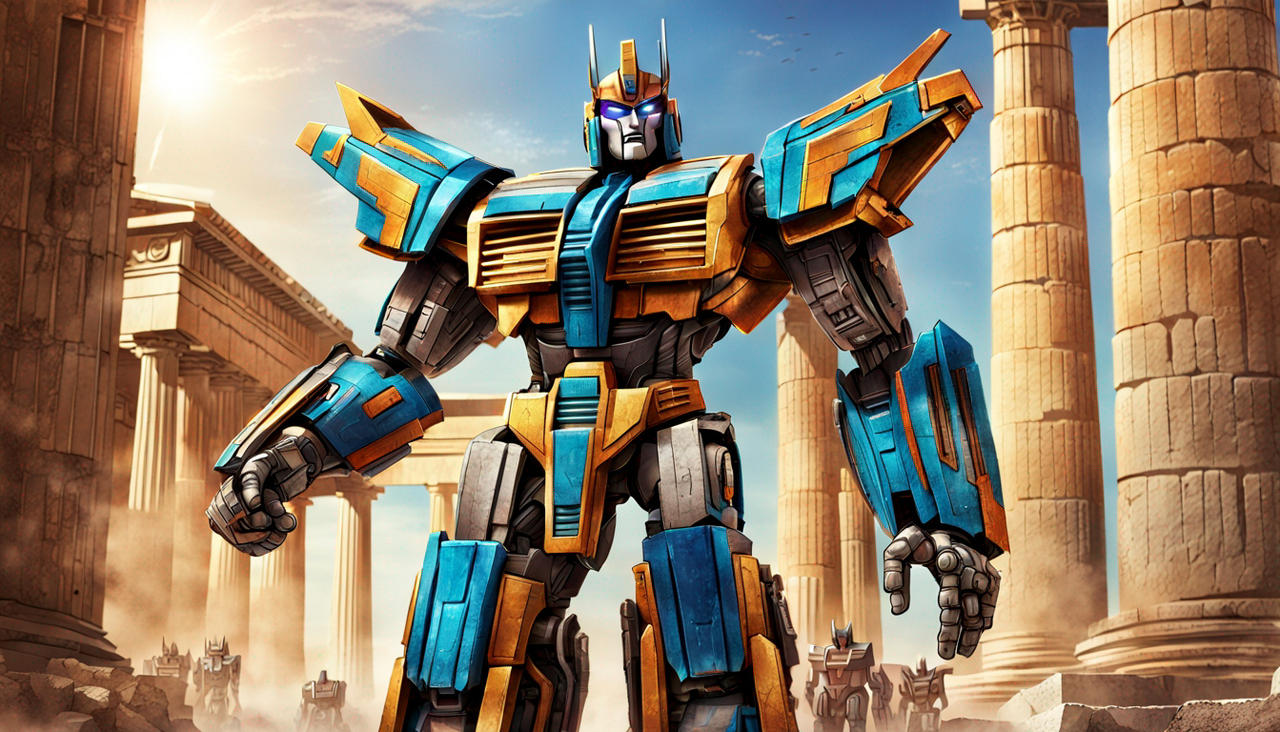 Cybertronian in ancient Greece, by Jesse220 on DeviantArt