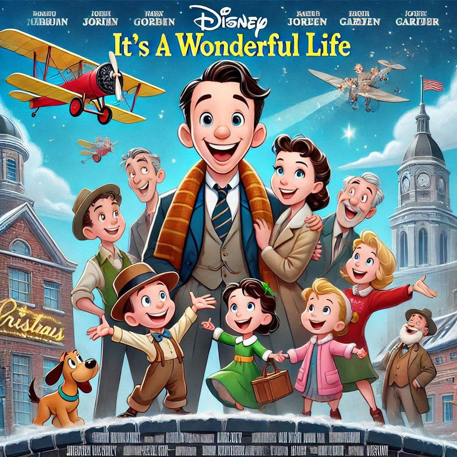 Disney's It's A Wonderful Life movie poster by Jesse220 on DeviantArt