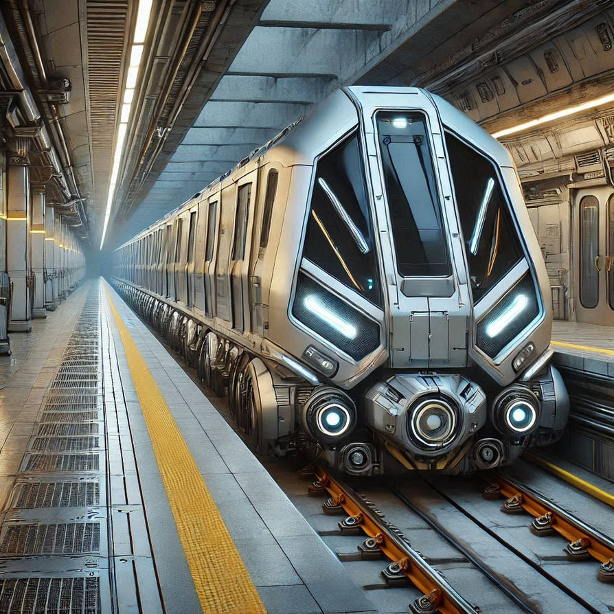 Futuristic Subway locomotive 3 by Jesse220 on DeviantArt