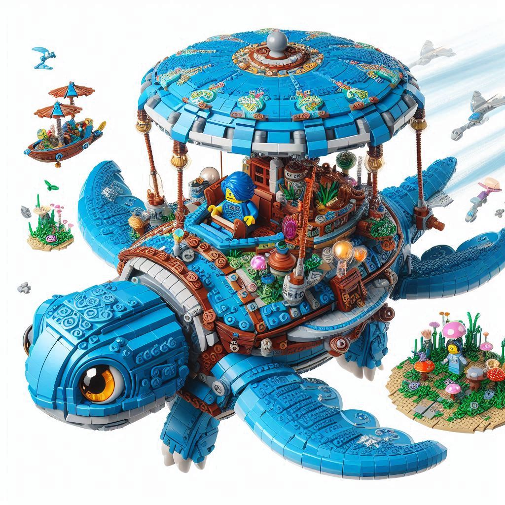 Flying Blue Turtle Lego DreamZzz Mrs. Castillo's flying Blue Turtle by Jesse220 on DeviantArt