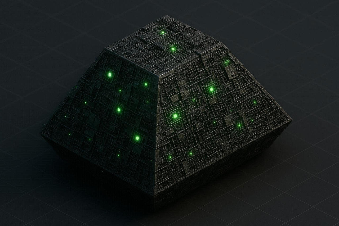 Borg 3 Star Trek Borg Trapezoid starship by Jesse220 on DeviantArt
