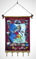 The Westerlands illuminated manuscript tapestry by RFabiano