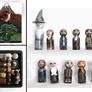 The Hobbit dolls and wooden book box