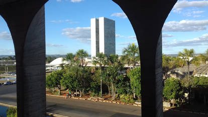 Itamaraty Palace (view of the Congress)