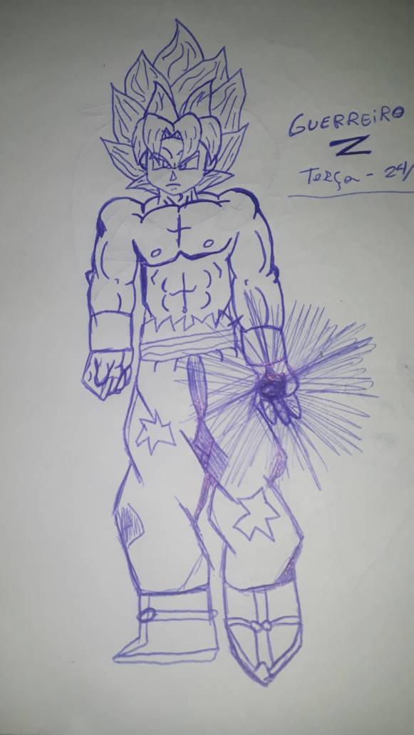 GOKU SSJ1 (DESENHO) by GuerreiroZOficial on DeviantArt