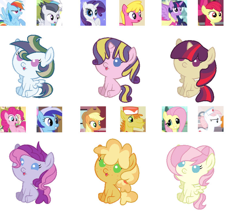 Crack Shipping Adopts-Mane Six Edition ONE LEFT