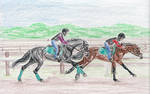 Barney Magdee pre Derby/Oaks training by AquaSalt