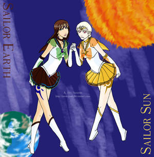 Sailor Earth and Sailor Sun