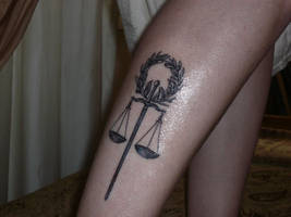 Truth, Justice, Defense Tattoo