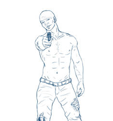 primary sketch for Steve