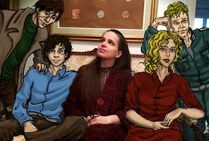 Me and My Characters Take a Photo