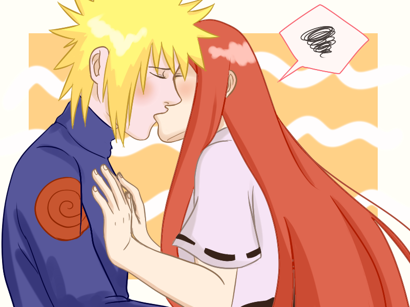 Minato and Kushina - Kiss