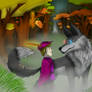 Tsarevitch Ivan, the Firebird, and the Gray Wolf