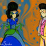 Matango inspired ballroom attire