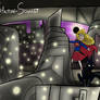 Batgirl and Supergirl