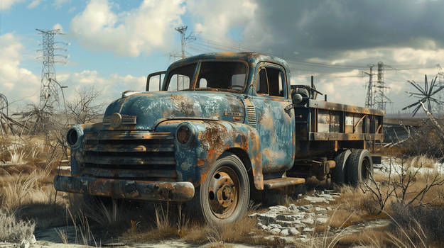 Old Blue Truck