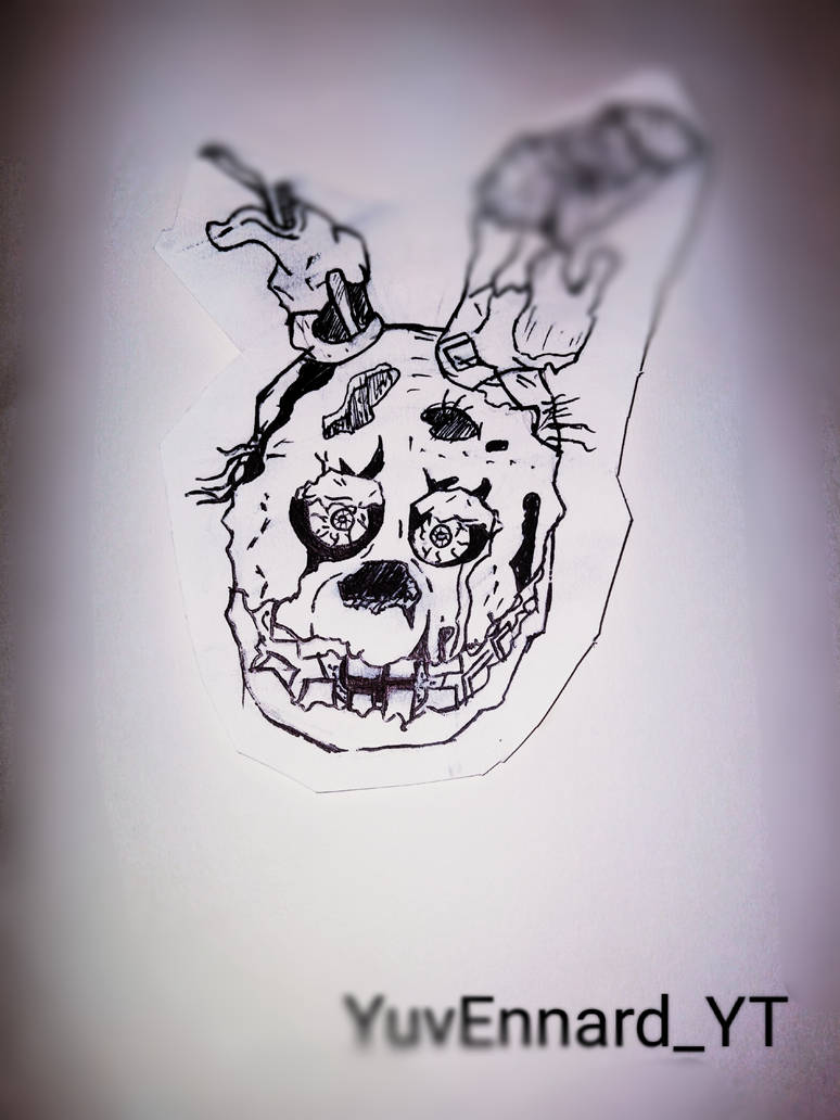 SpringTrap Drawing made by me by yuvennard on DeviantArt