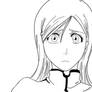 Orihime Lineart - Scared