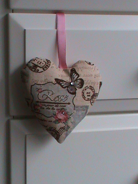 Vintage Lavender Heart