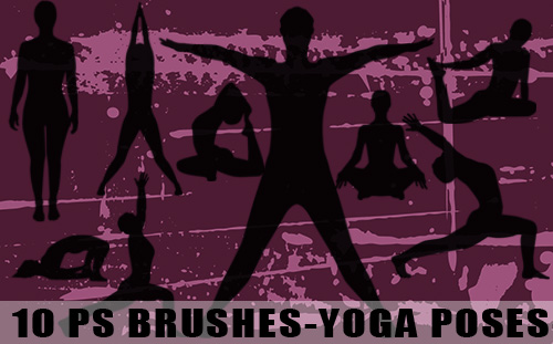 PS Brushes-Yoga Postures